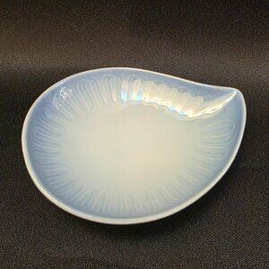 B&G Blue white Denmark Porcelain Small Shell Dish Bing & Grondahl butter plate